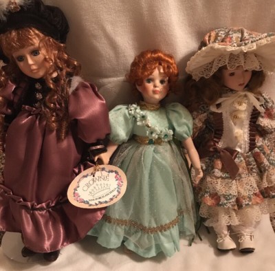 crown porcelain dolls